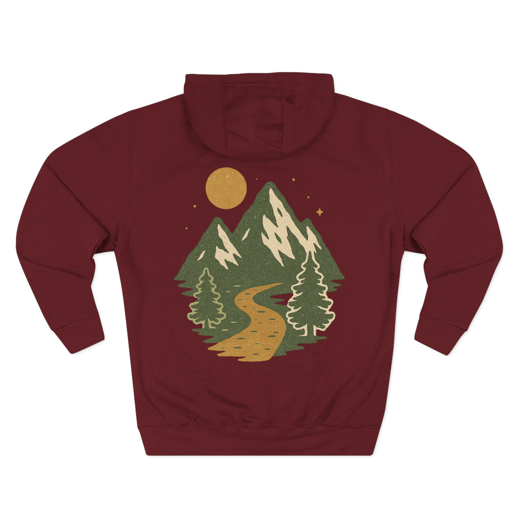 Mountain and Pine Fleece Hoodie