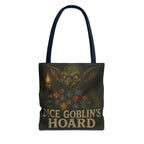 Dice Goblin's Hoard Tote Bag, Fantasy Tote, D&D Accessory, Gamer Gift, Bag for Dice, RPG Fan Tote, Geek Chic, Roleplaying Bag