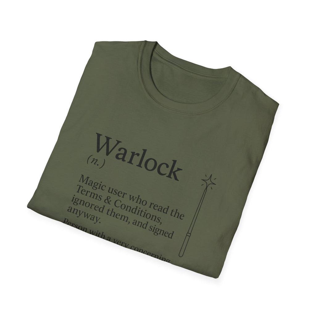 Warlock Class T-Shirt - Funny Dungeons & Dragons Tee