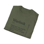 Warlock Class T-Shirt - Funny Dungeons & Dragons Tee