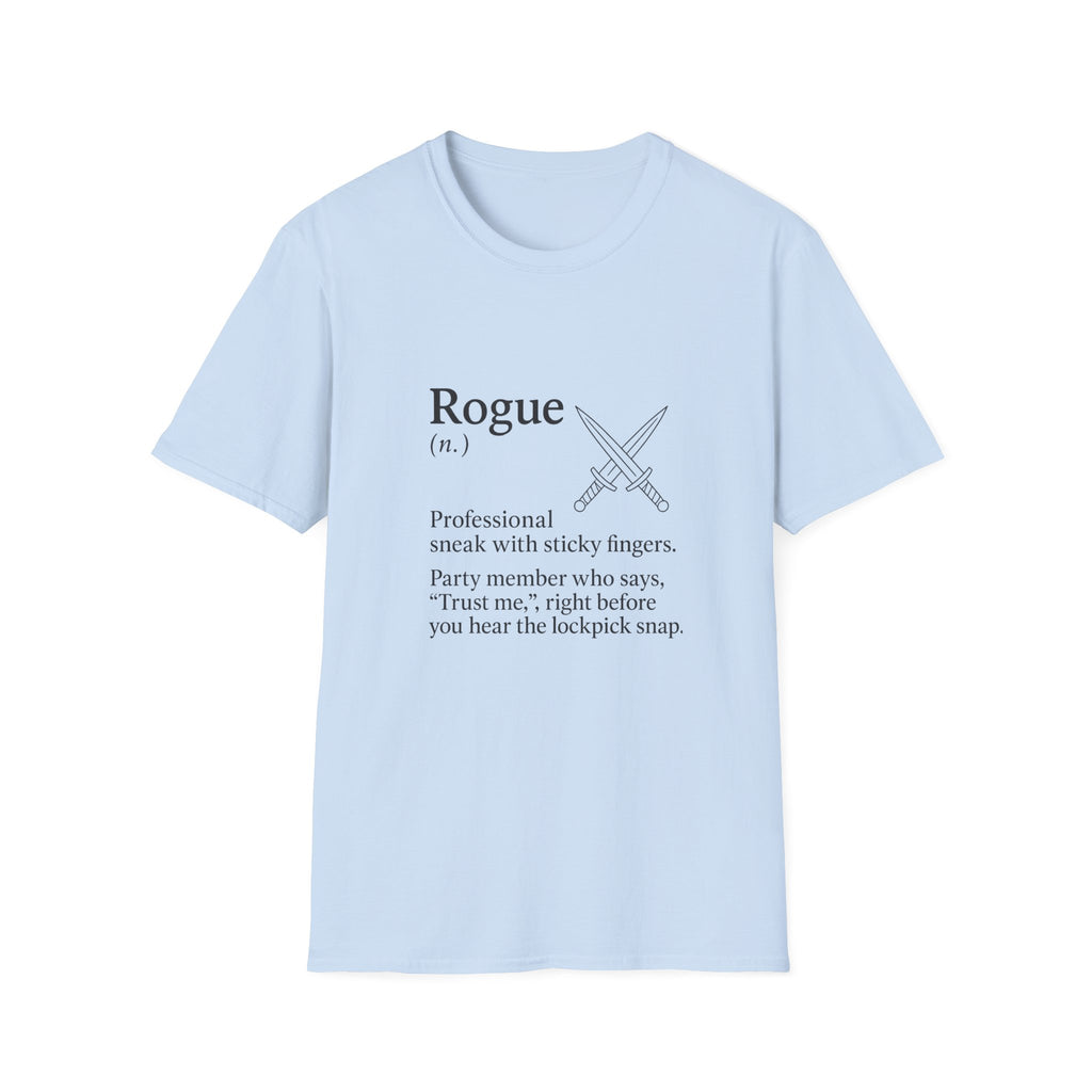 Rogue Class T-Shirt - Funny Dungeons & Dragons Tee
