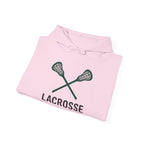 Lacrosse Player Personalized Hoodie - Custom Name & Number
