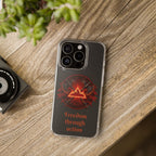 Red Mana Magic The Gathering Inspired Design - Impact-Resistant Phone Case