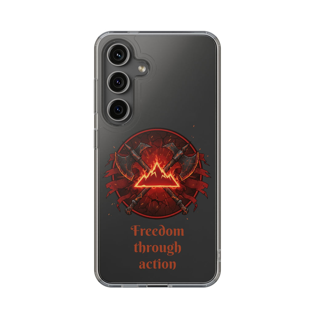 Red Mana Magic The Gathering Inspired Design - Impact-Resistant Phone Case