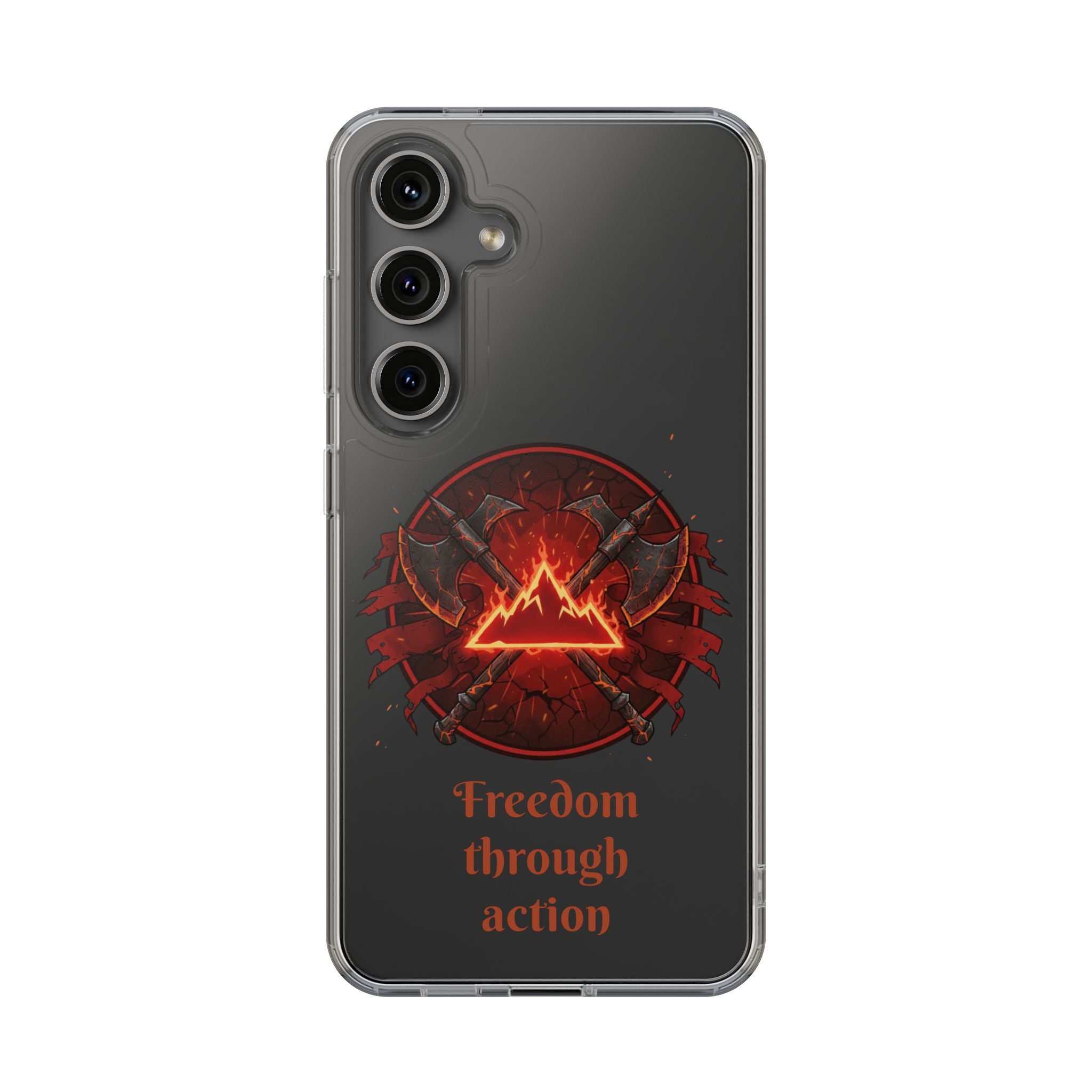 Red Mana Magic The Gathering Inspired Design - Impact-Resistant Phone Case