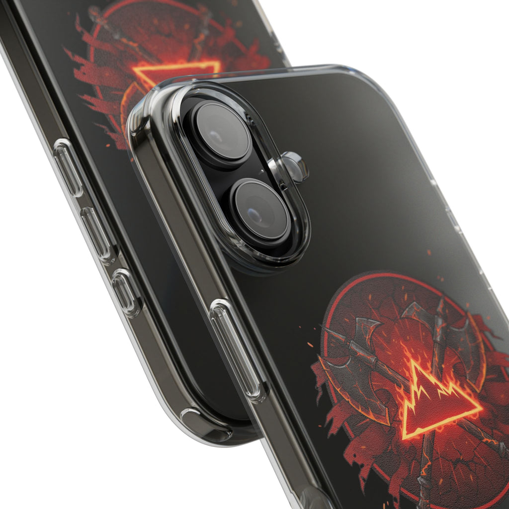 Red Mana Magic The Gathering Inspired Design - Impact-Resistant Phone Case