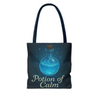 Potion of Calm Tote Bag | D&D Inspired Bag | Fantasy RPG Gift | Witchy Aesthetic Eco Bag, Magical Gift for Relaxation,  Witchy Aesthetic