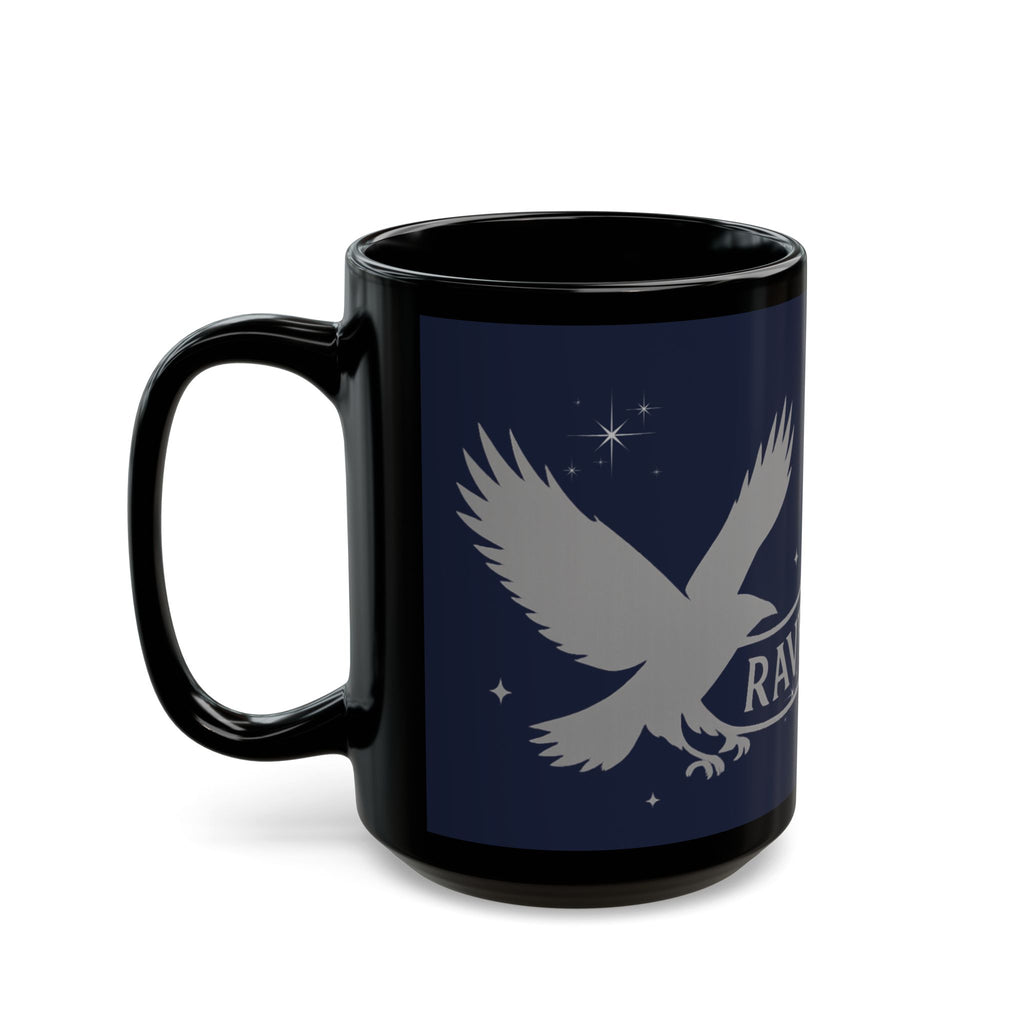 Ravenclaw Castle Starry Night Mug | Black Ceramic 11oz or 15oz