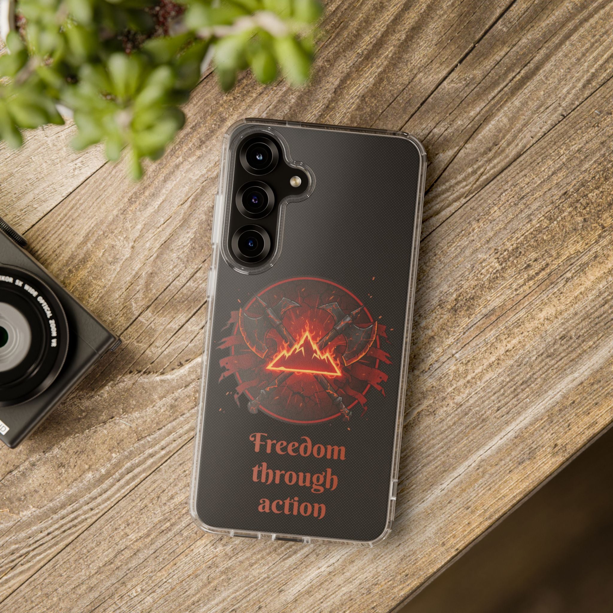 Red Mana Magic The Gathering Inspired Design - Impact-Resistant Phone Case