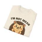 Cute Hedgehog T-Shirt, Funny Animal Tee, Spicy Nice Shirt, Gift for Hedgehog Lovers, Unisex Softstyle Top