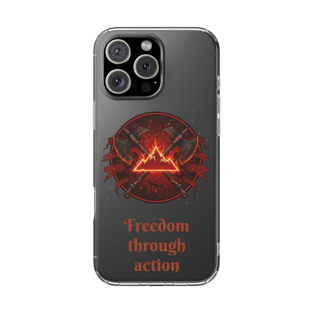 Red Mana Magic The Gathering Inspired Design - Impact-Resistant Phone Case