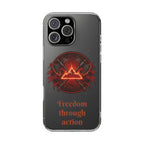 Red Mana Magic The Gathering Inspired Design - Impact-Resistant Phone Case
