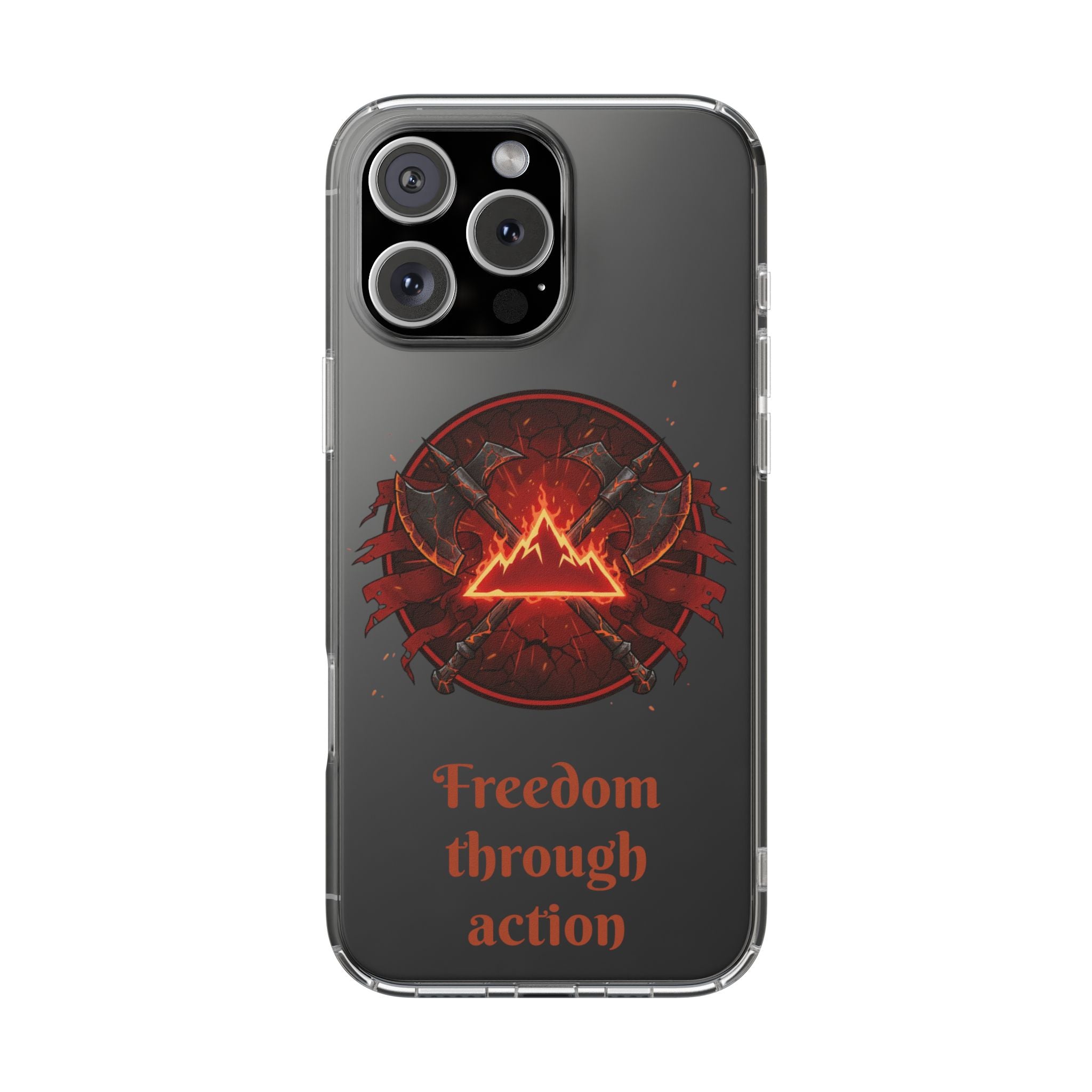 Red Mana Magic The Gathering Inspired Design - Impact-Resistant Phone Case