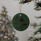 Hogwarts House Crest Ornaments Ceramic Ornament | Slytherin