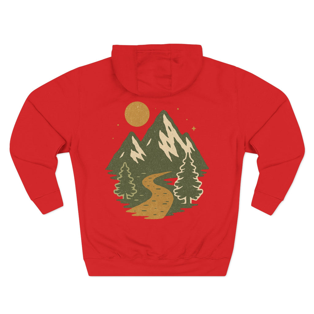 Mountain and Pine Fleece Hoodie