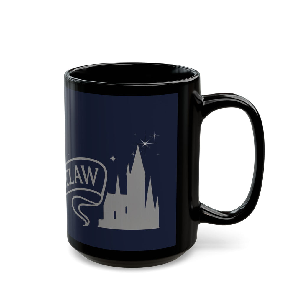 Ravenclaw Castle Starry Night Mug | Black Ceramic 11oz or 15oz