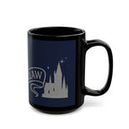 Ravenclaw Castle Starry Night Mug | Black Ceramic 11oz or 15oz