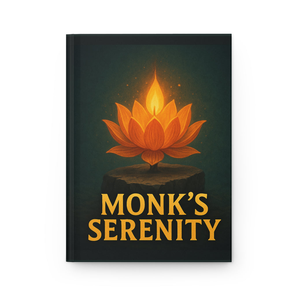 Monk's Serenity Hardcover Journal - Tabletop RPG Diary, D&D Campaign Notebook, Battle Notebook, Game Master Journal, RPG Campaign Log