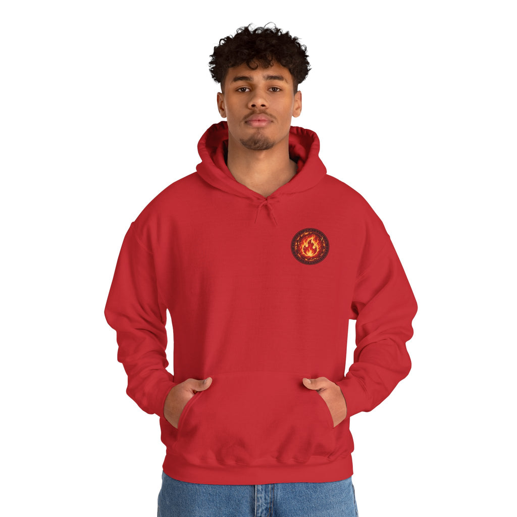 Red Mana Magic: Magic the Gathering Inspired Hoodie