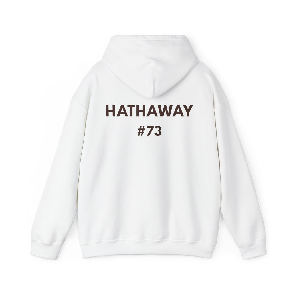 Football Player Personalized Hoodie - Custom Name & Number