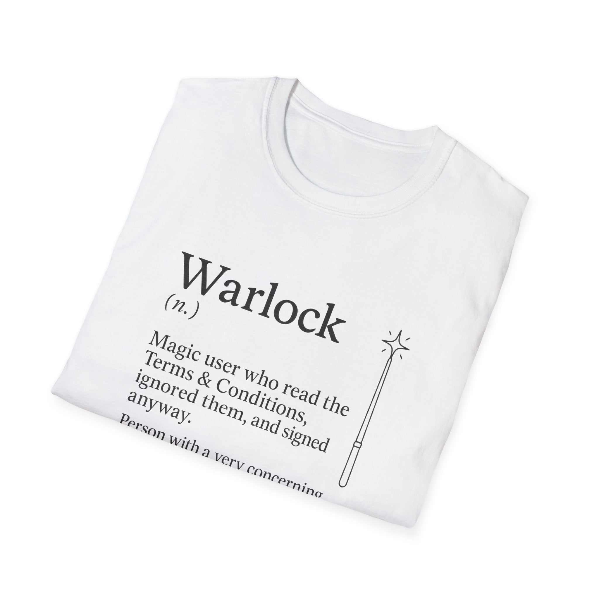 Warlock Class T-Shirt - Funny Dungeons & Dragons Tee