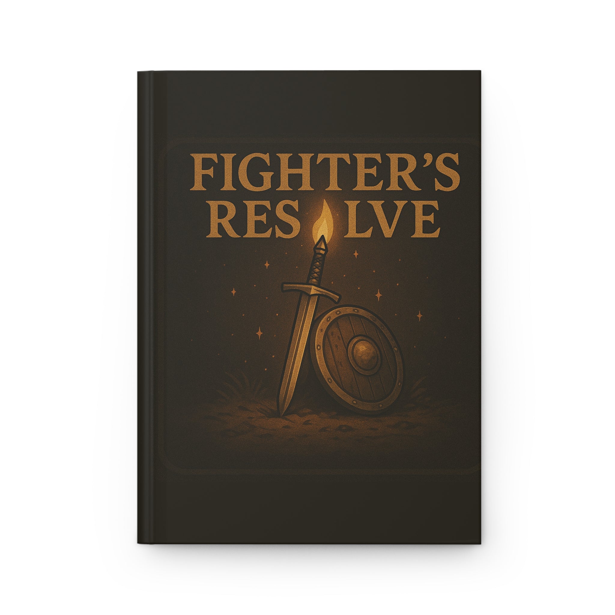 Fighters Resolve Hardcover Journal - Tabletop RPG Diary, D&D Campaign Notebook, Battle Notebook, Game Master Journal, RPG Campaign Log
