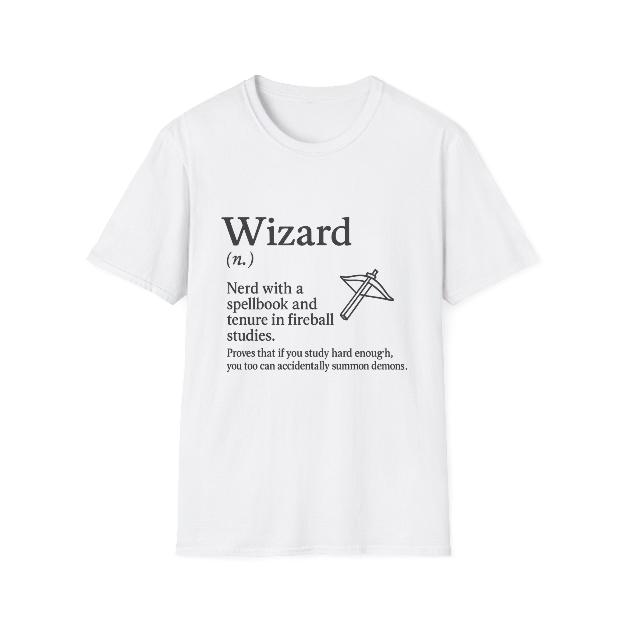Wizard Class T-Shirt - Funny Dungeons & Dragons Tee
