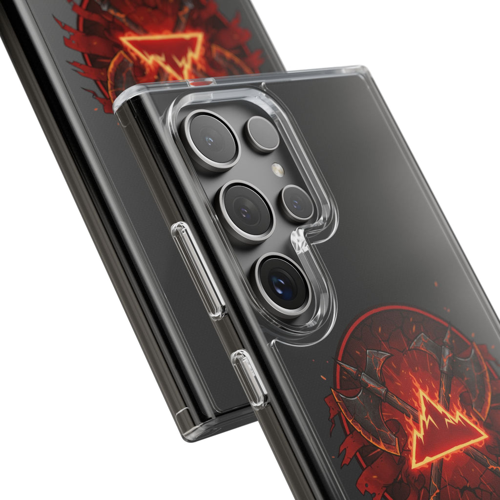 Red Mana Magic The Gathering Inspired Design - Impact-Resistant Phone Case