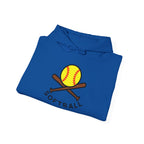 Softball Player Personalized Hoodie - Custom Name & Number
