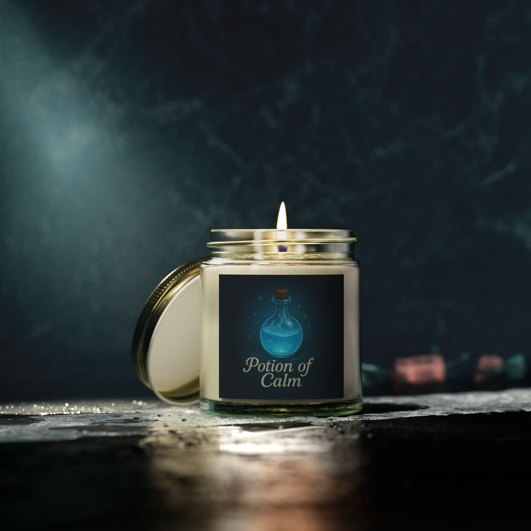 Calming Scented Candles - Potion of Calm, Aromatherapy, Home Decor, Relaxation Gift, Self-Care, Spa Day, Cozy Vibes