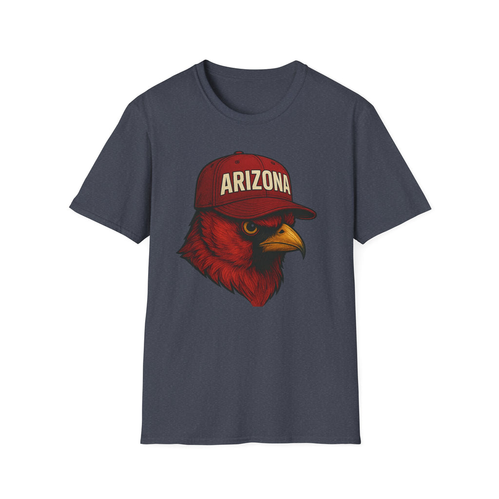 Arizona Cardinals -Rise Up Red Sea- Fan T-Shirt - Cardinal Mascot