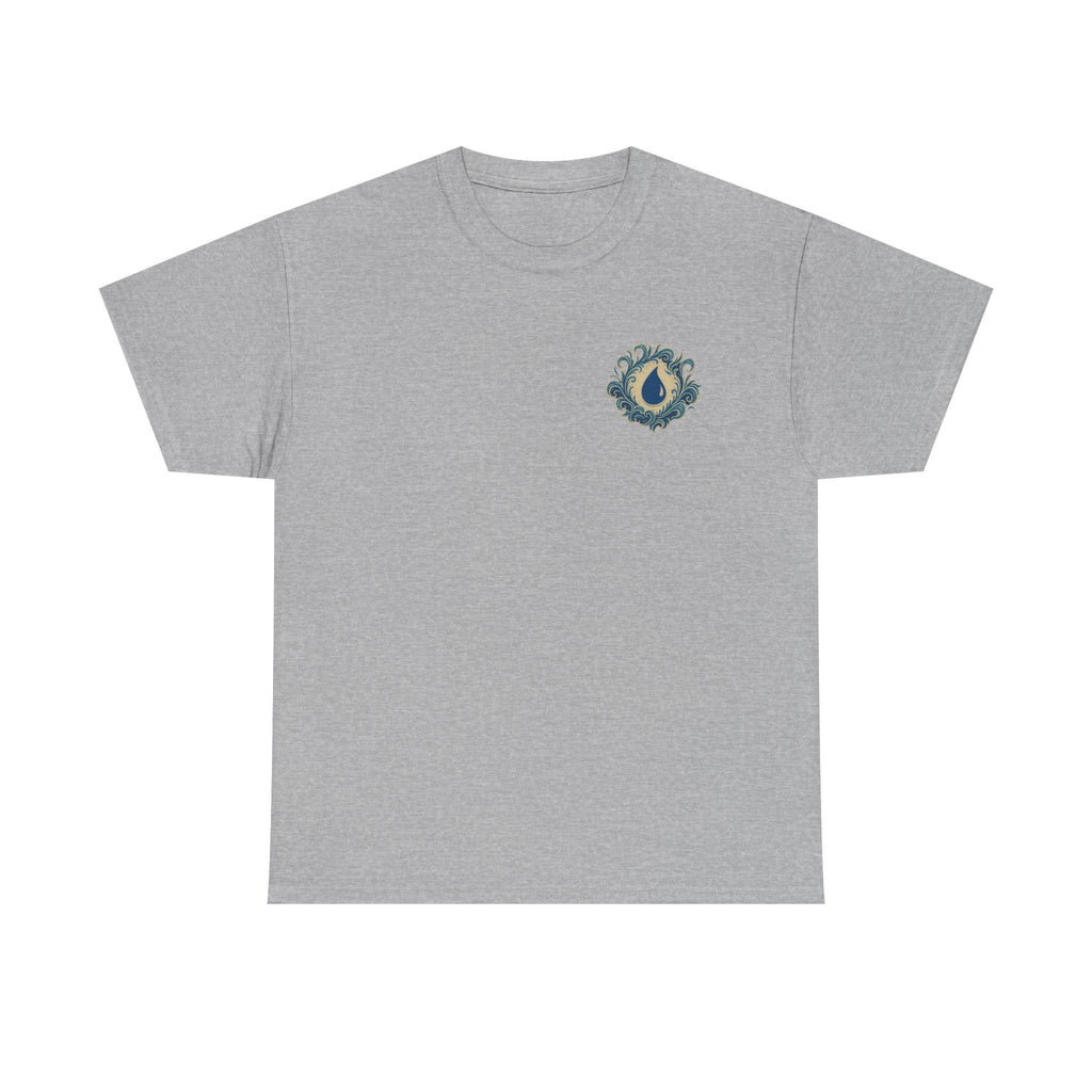 Blue Mana Emblem T-Shirt — Knowledge • Control • Foresight • Perfection