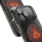 Red Mana Magic The Gathering Inspired Design - Impact-Resistant Phone Case