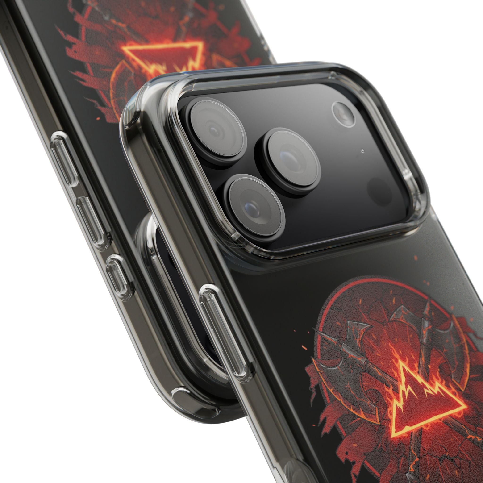 Red Mana Magic The Gathering Inspired Design - Impact-Resistant Phone Case