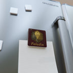 Paladin RPG Porcelain Magnet — D20 Dice & Sword Fantasy Tabletop Magnet