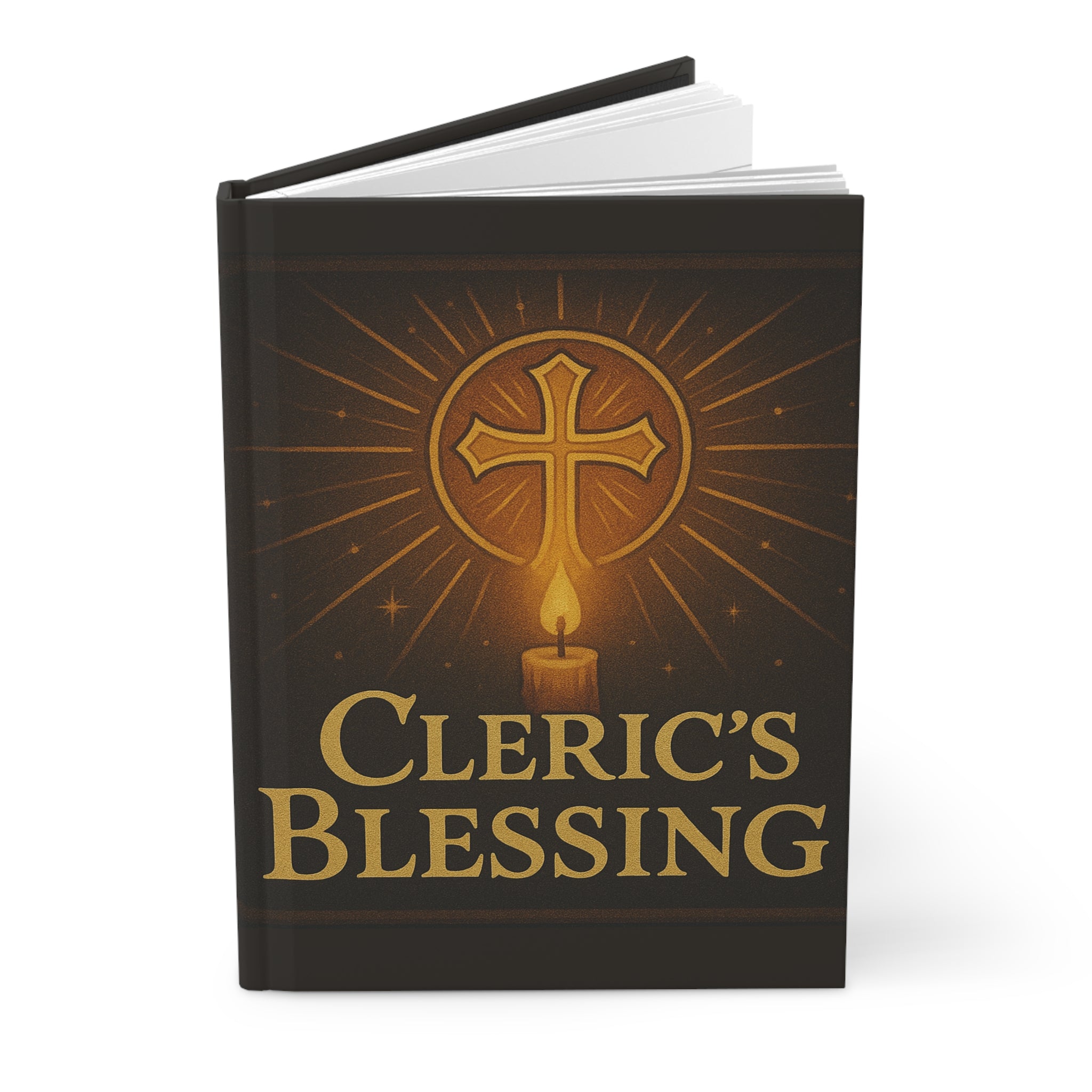 Clerics Blessing Hardcover Journal - Tabletop RPG Diary, D&D Campaign Notebook, Battle Notebook, Game Master Journal, RPG Campaign Log