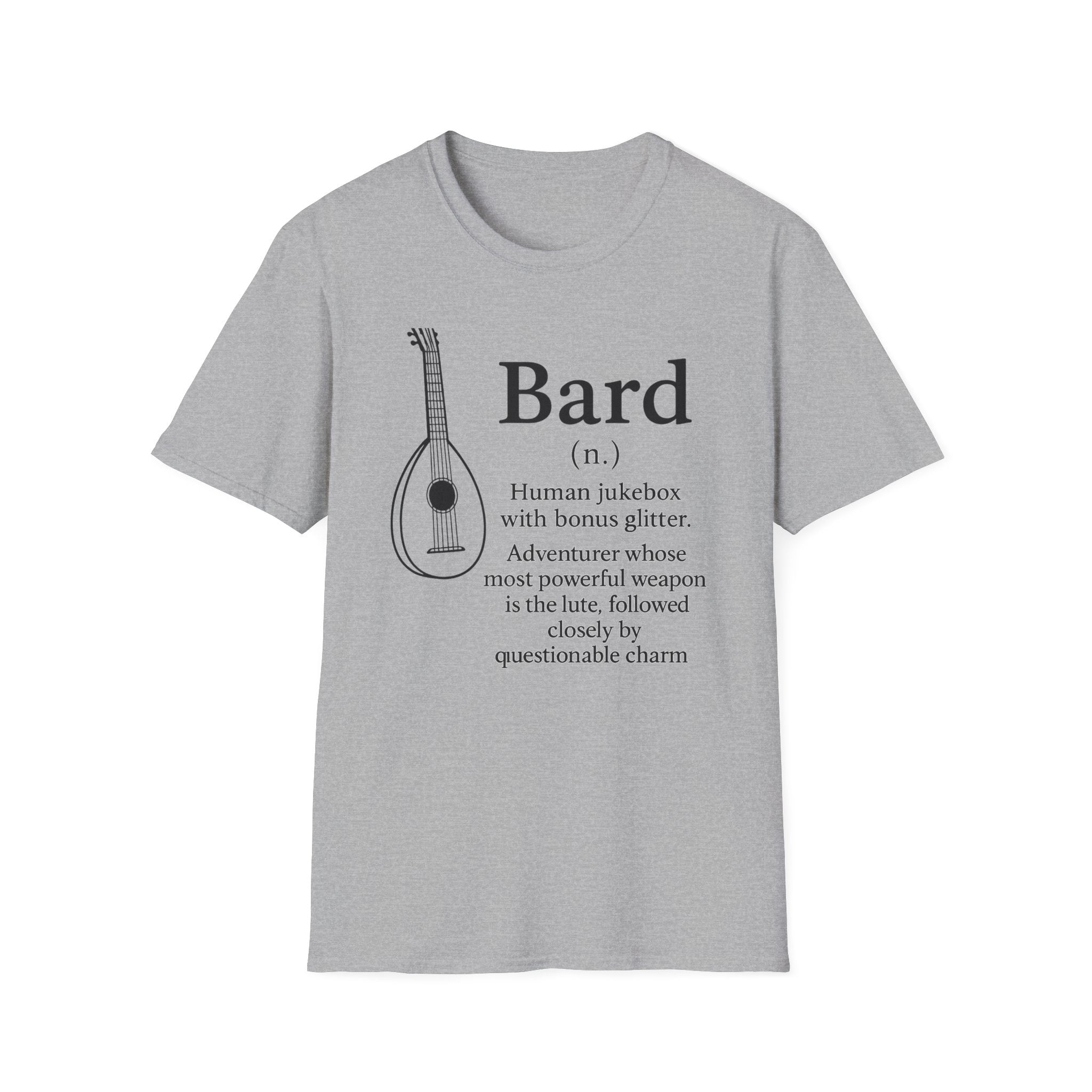 Bard Class T-Shirt - Funny Dungeons & Dragons Tee