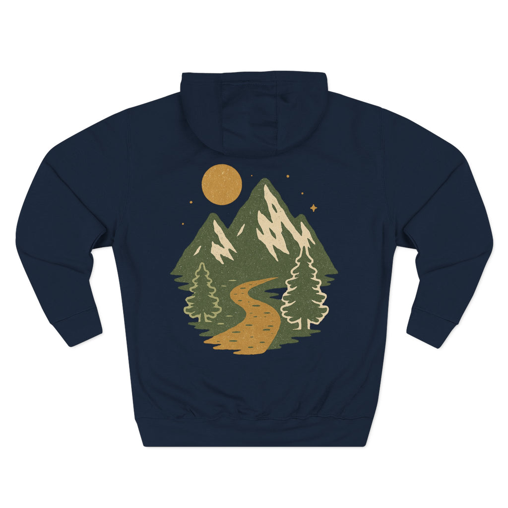 Mountain and Pine Fleece Hoodie