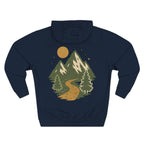 Mountain and Pine Fleece Hoodie