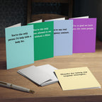 Funny Sarcastic Greeting Cards — Silly Best Friend Card Set (5-Pack)
