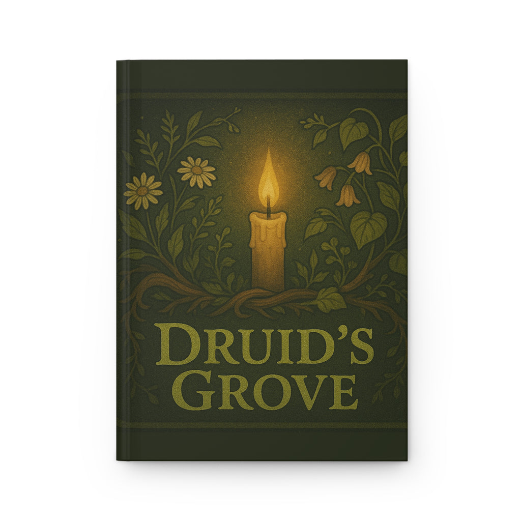 Druids Grove Hardcover Journal - Tabletop RPG Diary, D&D Campaign Notebook, Battle Notebook, Game Master Journal, RPG Campaign Log