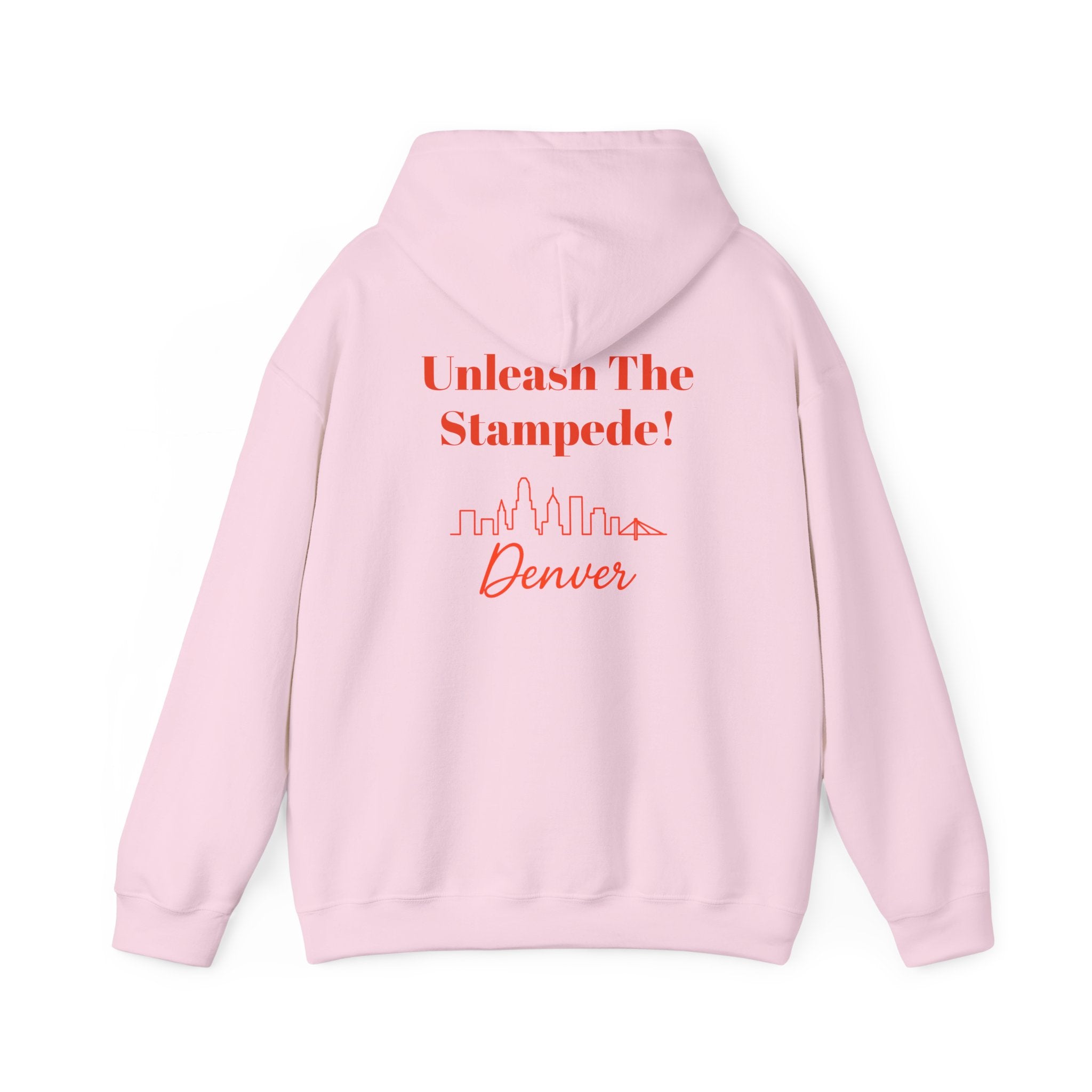 Denver -Unleash The Stampede!- Hoodie - Bronco Mascot