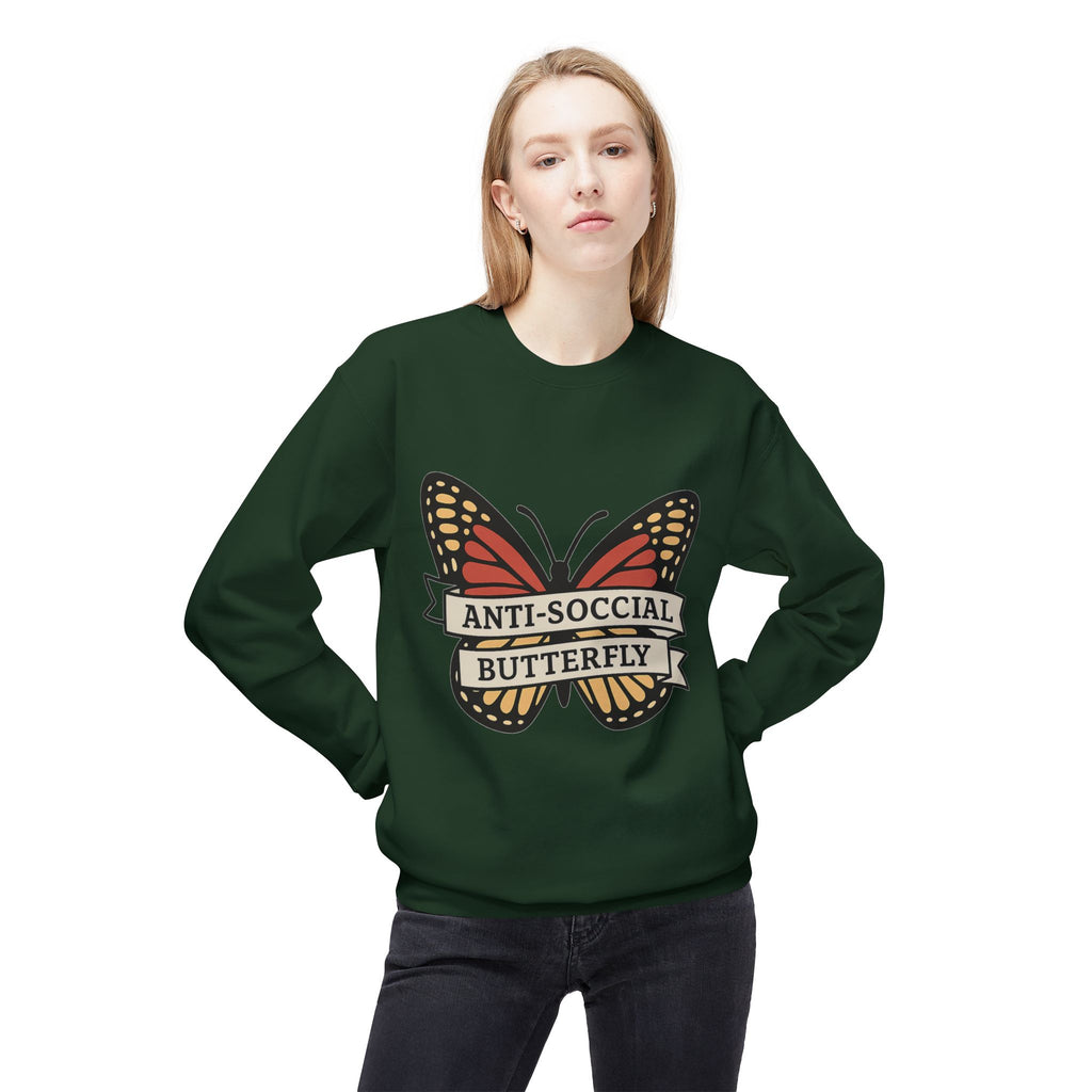 Anti-Social Butterfly Crewneck Sweatshirt