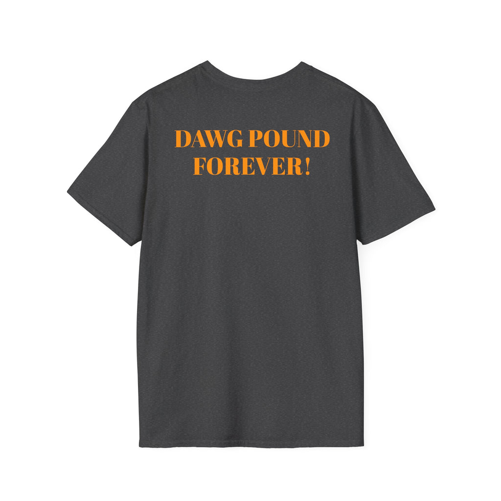 Cleveland -Dawg Pound Forever- Fan T-Shirt - Bulldog MascotCleveland Bulldog T-Shirt