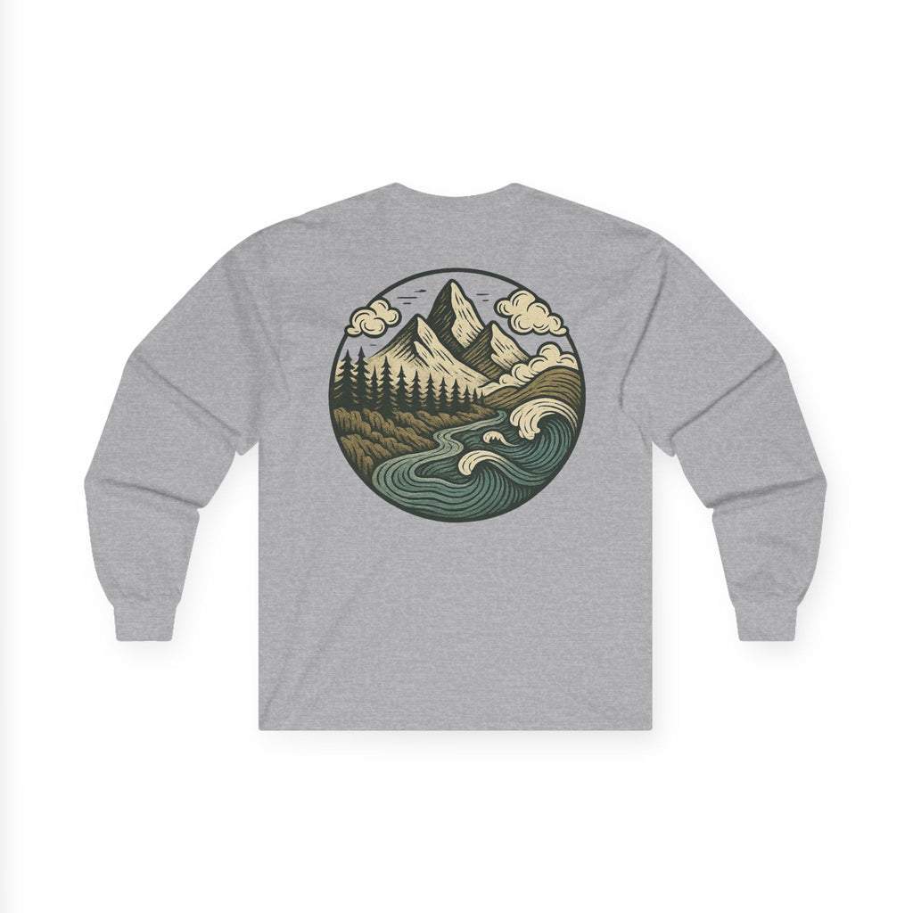 Adventure Long Sleeve Tee, Unisex Outdoors Shirt