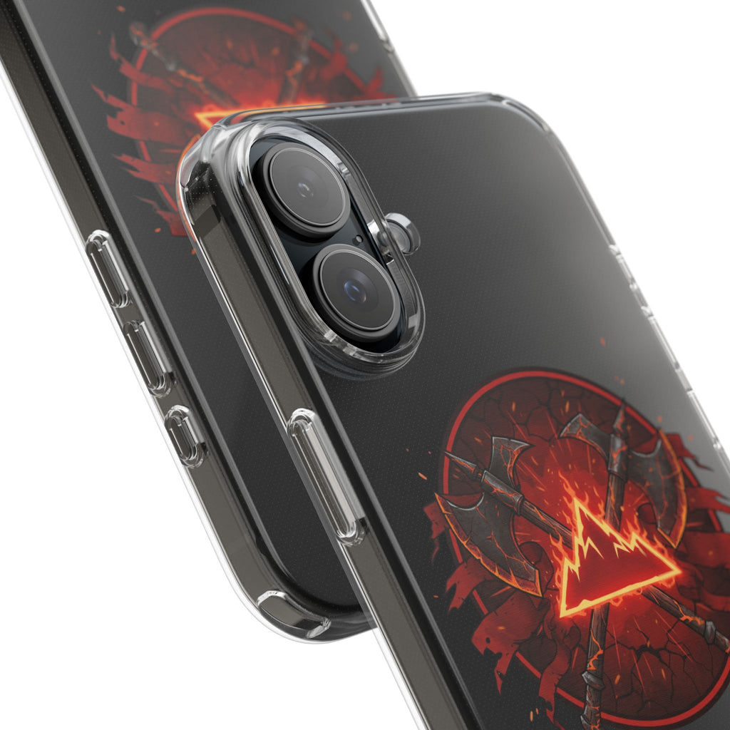 Red Mana Magic The Gathering Inspired Design - Impact-Resistant Phone Case