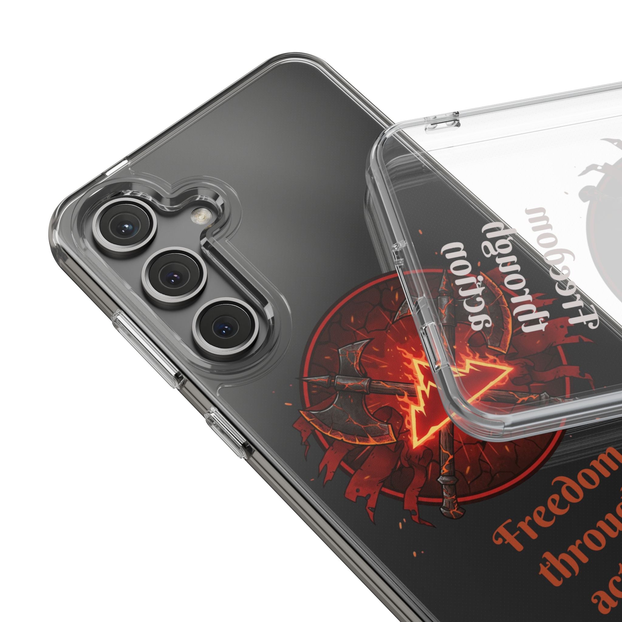 Red Mana Magic The Gathering Inspired Design - Impact-Resistant Phone Case