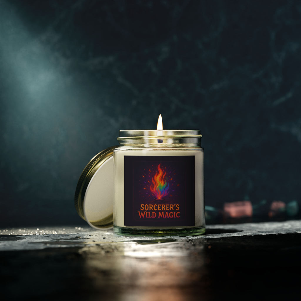 Sorcerer's Wild Magic Candle - Dungeon & Dragons Inspired Candle