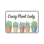 Crazy Plant Lady Desk Mat | Large Mouse Pad | Succulent Office Decor | Plant Lover Gift | Work From Home Accessory