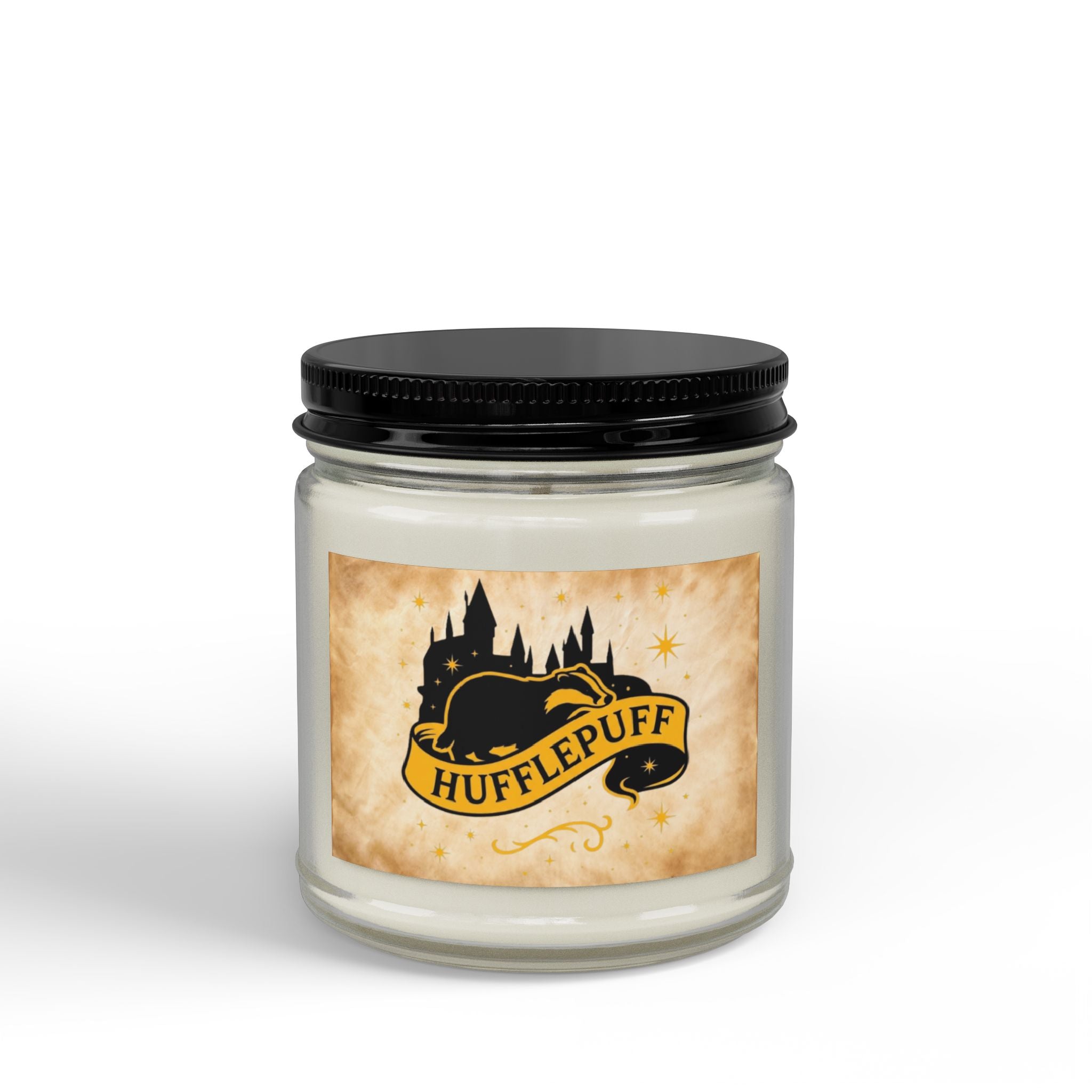 Hufflepuff House Inspired Scented Candle